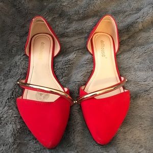 Dollhouse Red Flats