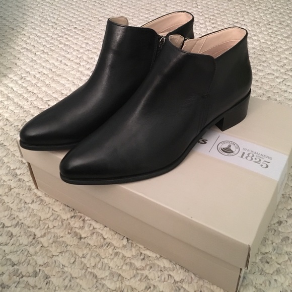 Black Clarks Ankle Boots