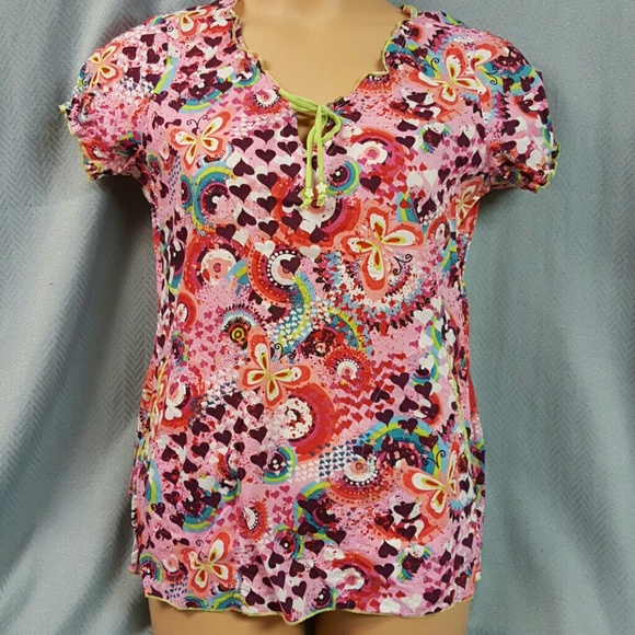 Koi Scrub top