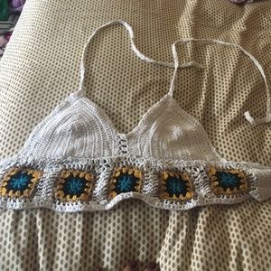 Crochet halter top
