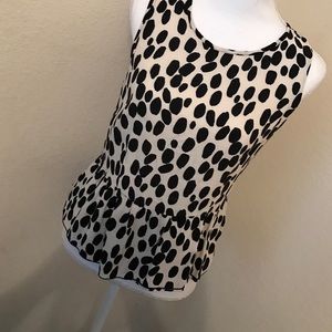 Cute dot print top