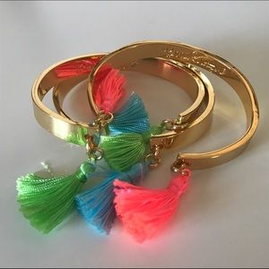 Lilly Pulitzer Jewelry - Lilly Pulitzer Tassel Bracelets (Set of 3) Lilly Pulitzer Jewelry - Lilly Pulitzer Tassel Bracelets (Set of 3)