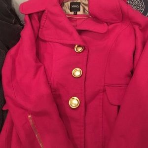 M XOXO peacoat-fuschia, barely worn. Retail $99