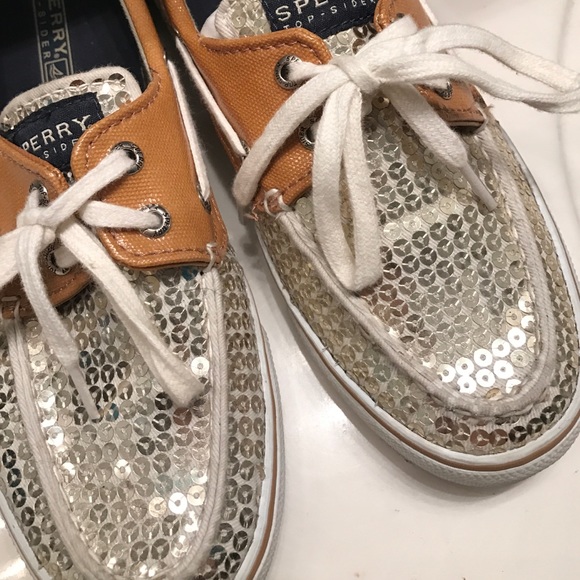 Sequined Sperry Top Siders