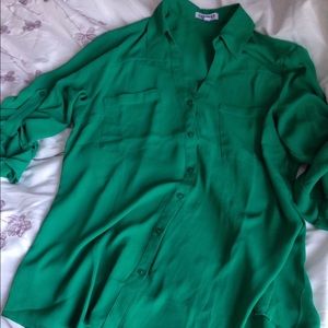 Express casual button-down shirt