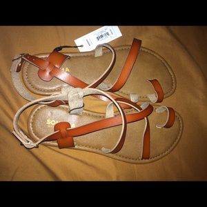 Brown sandals