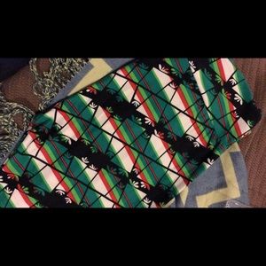 Lula Roe OS Holiday Leggings