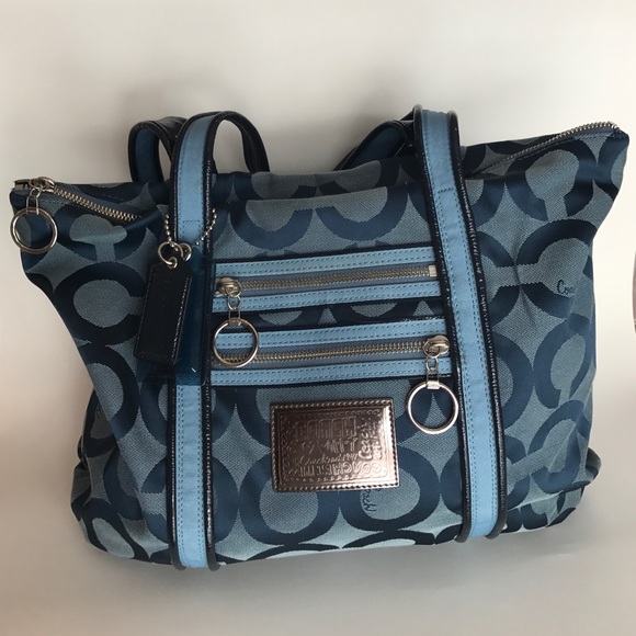 Blue Coach Bag - Picture 1 of 4