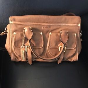 Brown Leather Burberry purse.
