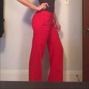 Show stopping red pants