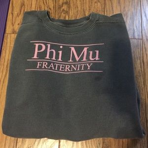 Classic Phi Mu crew neck sweatshirt - L