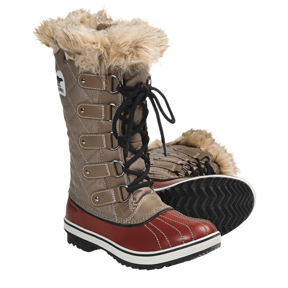 Sorel Tofino winter boots red orange like new - Picture 1 of 2