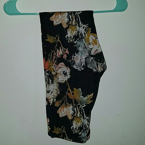 Floral print leggings