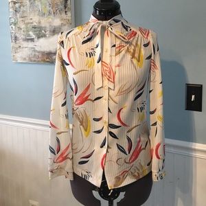 Vintage abstract blouse