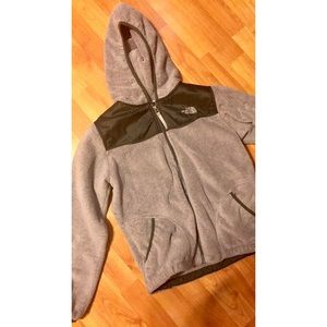 Northface fleece hooded jacket
