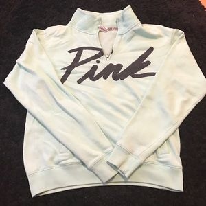 PINK 3/4 Zip Sweater