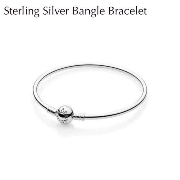 NWOT Pandora Sterling Silver Bangle Bracelet