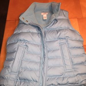 Ann Taylor puffer vest, turquoise color, Small