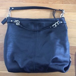 Coach Brooke Black Leather Handbag