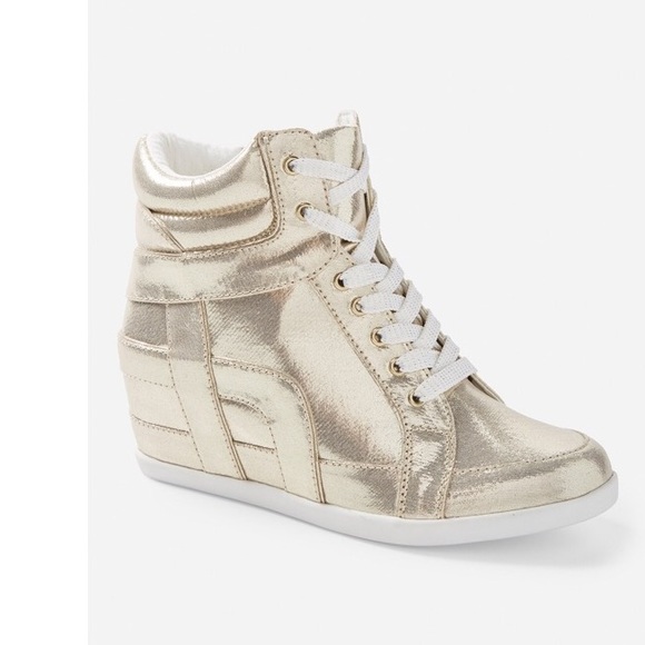 Gold Hi Tops