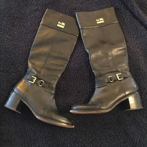 Leather Coach Boots