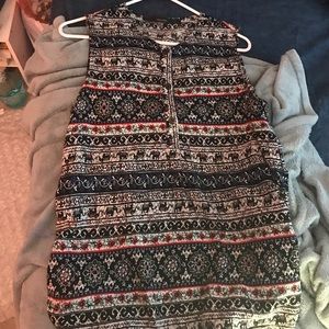 elephant tank top with buttons