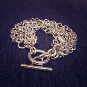 Tiffany & Co 5 strand chain bracelet Sterling