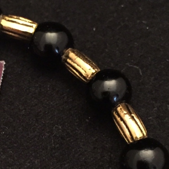 Black Onyx bracelet. Inner peace 7.5" - Picture 4 of 5