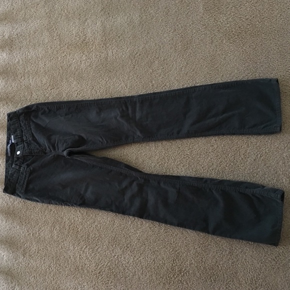 Grey corduroy boot cut pants: Gap size 2