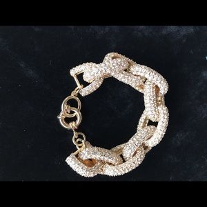 Baublebar Chain Swarovski embellished bracelet