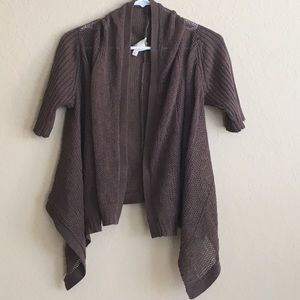 Xhilaration Cropped Open Front Cardigan