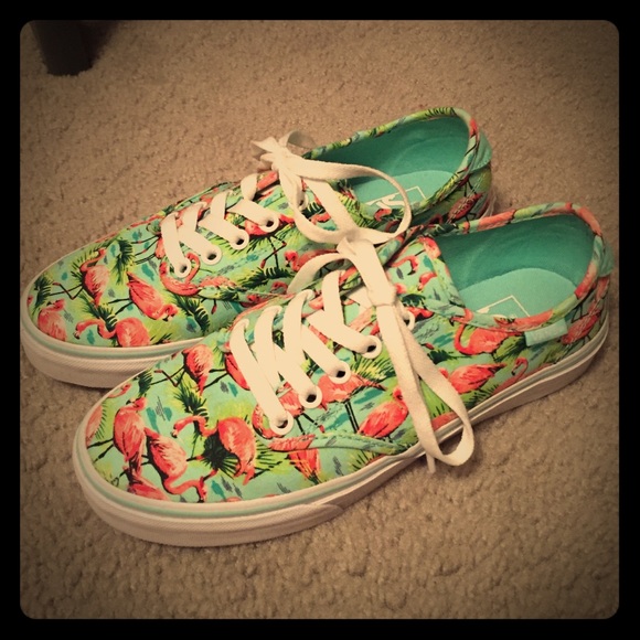 Vans Flamingo Print 🌴
