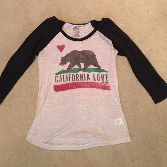 Bills bong "California Love" baseball T size small