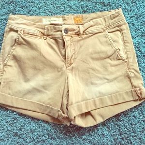 Anthropologie khaki shorts