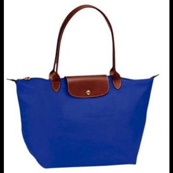 Longchamp Handbags - Blue longchamp tote