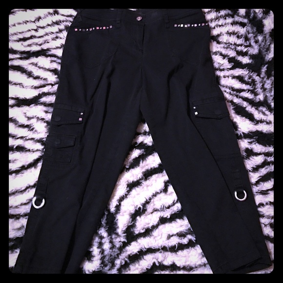 Black Cropped Pants