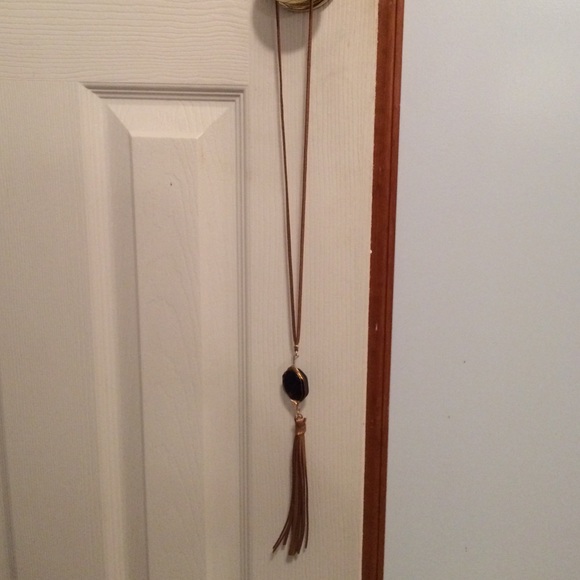 Long hanging necklace