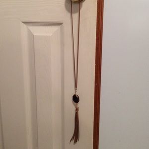 Long hanging necklace