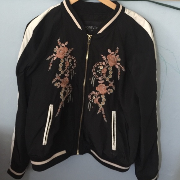 Flower stitching homer jacket