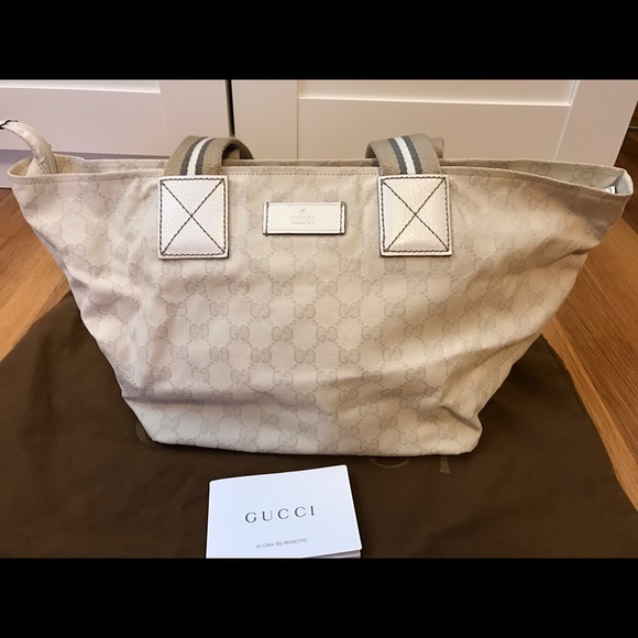 Gucci Canvas Tote Bag