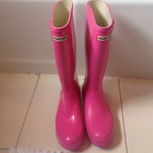 PINK HUNTER BOOTS $65 size 6 1/2!!!! 💞💞💞💞💞💞