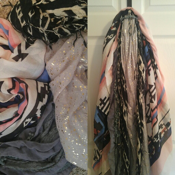 Lot of scarves!