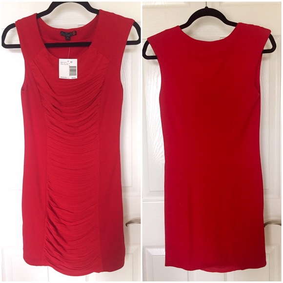 G by Guess Varsity Red Bodycon Dress Size M