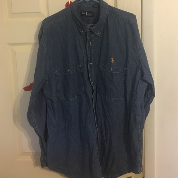 Polo Ralph Lauren Denim Button-Up Shirt DressShirt