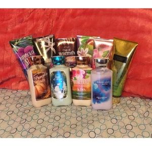 bath and body works & VS lotions all 95% full