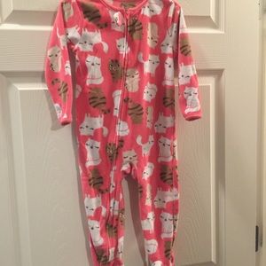 Fleece Footie Pajamas