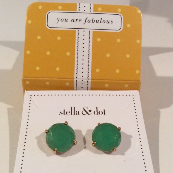 Stella&Dot teal earrings
