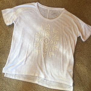 Old Navy Aztec Print Boyfriend Tee