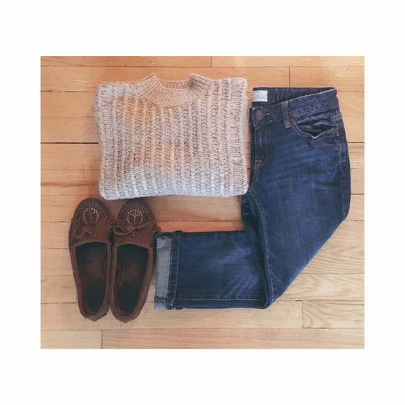 Cropped Jeans-Dark Wash