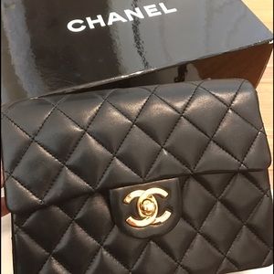 Vintage Chanel Coco Chanel square flap